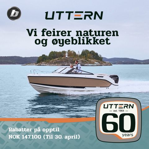 Uttern D59 Premium // Mercury F 115 EFI - SPAR KR: 79.700,-