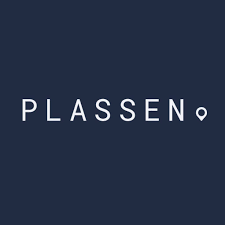 Plassen. AS logo