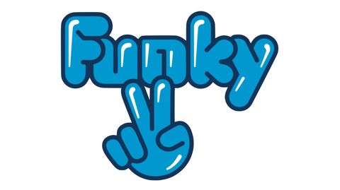 Funky logo