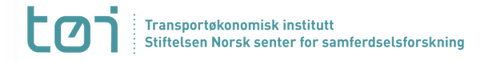 Transportøkonomisk institutt logo