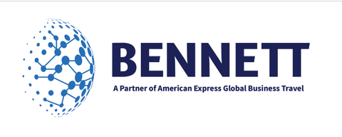 Bennett, Centrum Reisebyrå, A Partner of American Express Global Business Travel logo