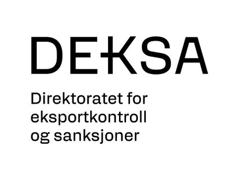 Direktoratet for eksportkontroll og sanksjoner DEKSA logo