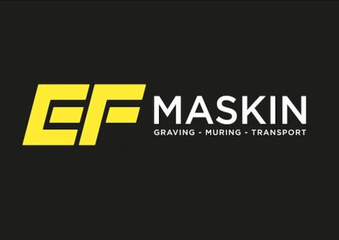 EF Maskin as logo