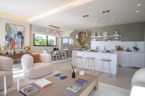 Estepona - Nybygget strandvilla i eksklusivt inngjerdet område - Spektakulær utsikt over Middelhavet – bilde 12