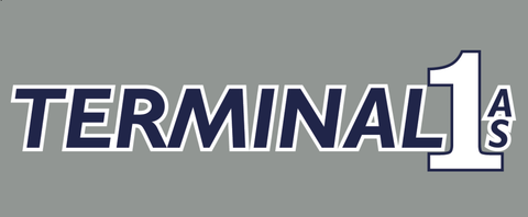 Terminal 1 AS logo