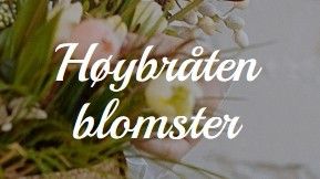 Høybråten Blomster og Begravelsesbyrå as logo