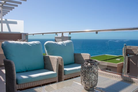 Tauro – Playa del Cura: Penthouse leilighet i anlegg med heis direkte ned til stranden, 2 soverom og 2 bad