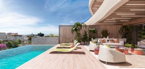 Marbella - Nybygg - Unik beachfront bakkeplanleilighet med 2 soverom, privat basseng, hage og jacuzzi – bilde 8