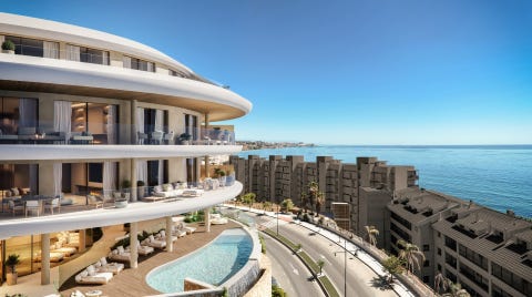 Nybygg - Fuengirola - Eksklusive 1-3 soveroms leiligheter med havutsikt og store terrasser i Carvajal – bilde 2
