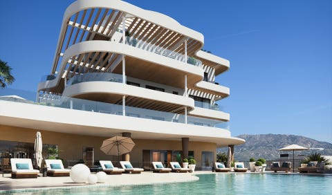 Nybygg - Mijas - Eksklusive leiligheter med resort-fasiliteter og direkte beliggenhet ved golfbane, 1-4 soverom – bilde 2