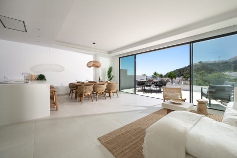 Benalmadena - Eksklusiv, moderne 3-soveroms villa med spektakulær havutsikt - Topp standard og privat basseng – bilde 9
