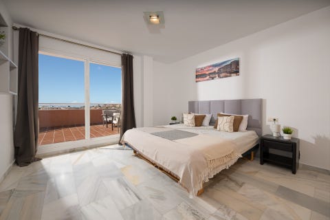 Mijas Costa - Eksklusiv 2-soveroms toppleilighet med privat solarium og spektakulær havutsikt - Tot 150kvm terrasse – bilde 5