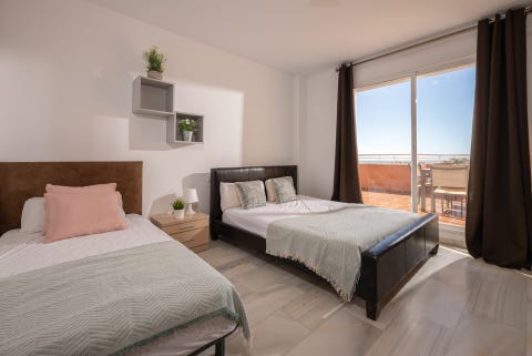 Mijas Costa - Eksklusiv 2-soveroms toppleilighet med privat solarium og spektakulær havutsikt - Tot 150kvm terrasse – bilde 11