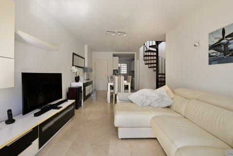 Mijas Costa - Lys og romslig 3-soveroms duplex toppleilighet med havutsikt og solarium i Riviera del Sol – bilde 6