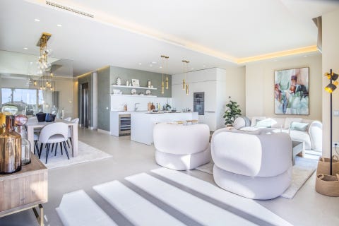 Estepona - Nybygget strandvilla i eksklusivt inngjerdet område - Spektakulær utsikt over Middelhavet – bilde 9