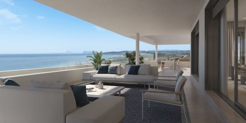 Estepona - Nybygg - Romslig 3-soveroms leilighet på bakkeplan med havutsikt – bilde 7