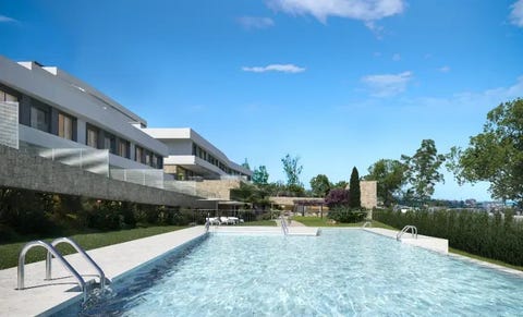 Estepona - Nybygg - Romslig 3-soveroms leilighet på bakkeplan med havutsikt – bilde 9
