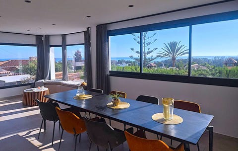 Marbella - Moderne luksusvilla i Elviria - Gangavstand til stranden og panoramautsikt – bilde 4