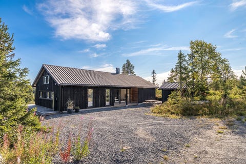 Prisvinnende Rindalshytte - Høy standard, 10 sengeplasser og flott beliggenhet på Skrim