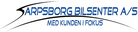 Sarpsborg Bilsenter as logo