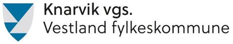 Knarvik vgs. Vestland fylkeskommune logo