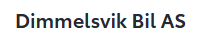 Dimmelsvik BIl AS logo