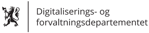 Digitaliserings- og forvaltningsdepartementet (DFD)-logo