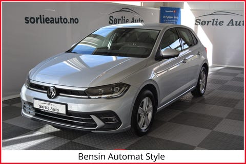 Volkswagen Polo Bensin Automat Style Garanti 2022, 40 000 km, kr 249 900,-