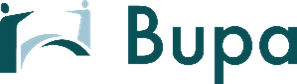 Bupa as logo