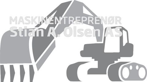 Maskinentreprenør Stian A Olsen AS-logo