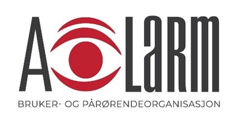A-larm bruker- og pårørendeorganisasjon logo