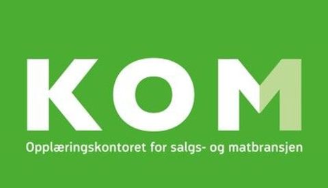 KOM - OPPLÆRINGSKONTORET FOR SALGS- OG MATBRANSJEN logo