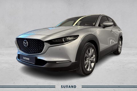 Mazda CX-30 AWD Cosmo med 186 hk og hengerfeste – en kraftfull og elegant SUV klar for både by og fritid.