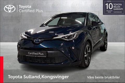 Sporty og elegant – Toyota C-HR Lounge Tech med bitone lakk og dynamisk design.