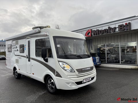 Hymer EX 578-MARKISE-SYKKELSTATIV-PARABOL-SOLCELLE MED LITHIUM-GULVVARME-MEGET PRAKTISK-221 CM BRED-MEGET GOD NYTTELAST 2017, 61 000 km, kr 749 000,-