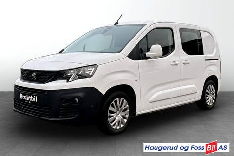 Peugeot Partner Mester 1,5 BlueHDi 130hk L1 aut R-Kamera,Krok,AppleCP 2019, 98 100 km, kr 169 000,-