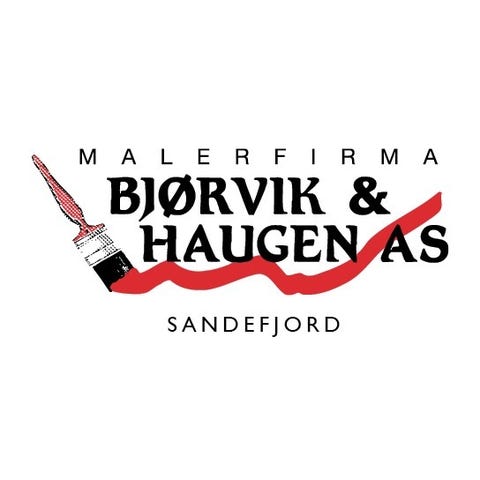 Malerfirma Bjørvik & Haugen AS-logo
