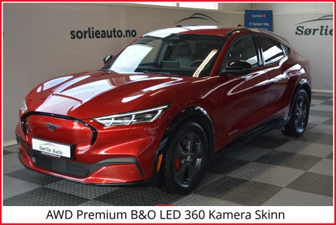 Ford Mustang Mach-E AWD Premium B&O LED 360 Skinn Krok Garanti ++ 2021, 73 500 km, 315 000 kr