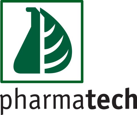 Pharmatech as logo
