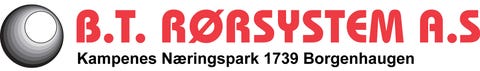 B.T. RØRSYSTEM PRODUKJSON A.S-logo