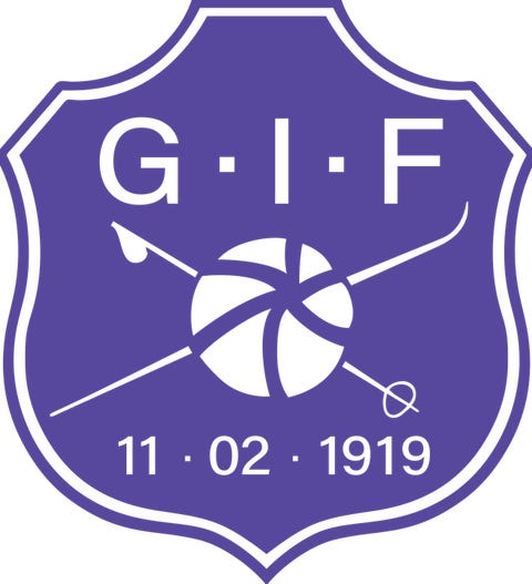 Glassverket Idrettsforening logo