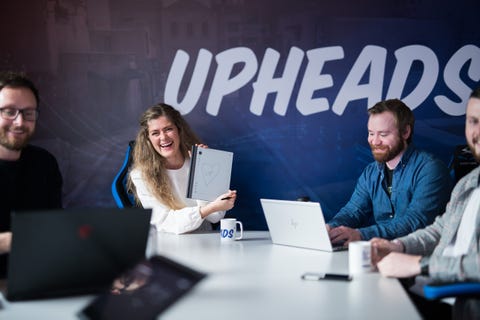 Upheads AS-logo