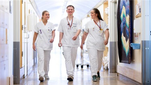 Norsk Sykepleierforbund logo