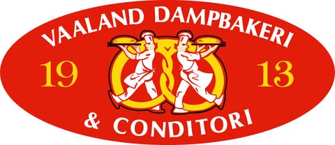Vaaland Dampbakeri og Conditori as logo