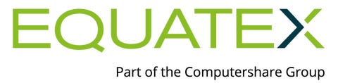 EQUATEX NORWAY AS part of the Computershare Group logo