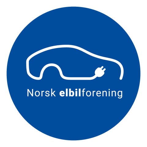 Norsk elbilforening logo