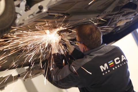 MECA Bilverksted logo