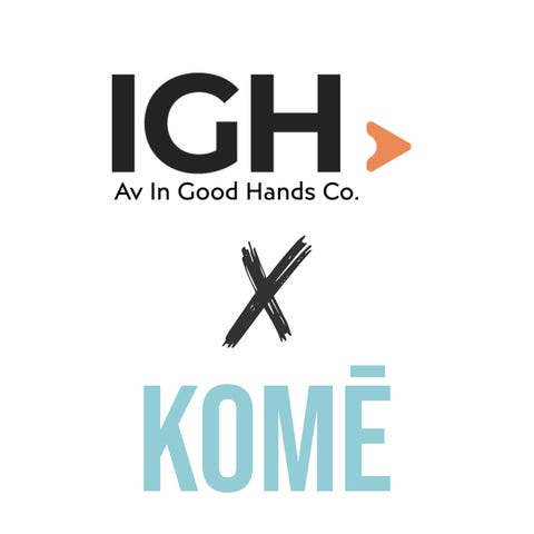 In Good Hands & KOME logo