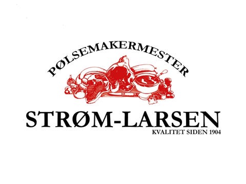 Strøm-Larsen as logo