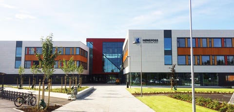 Buskerud fylkeskommune, Hønefoss videregående skole logo